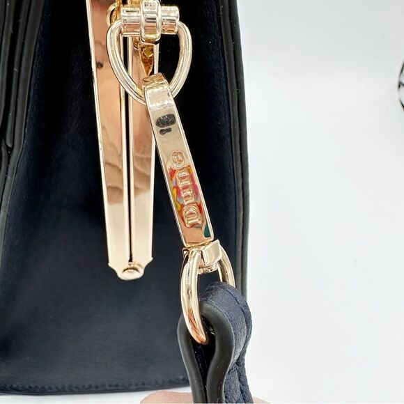 Dune London Pink/Blue Color-block Convertible Structured Satchel/Crossbody Bag - Picture 9 of 11